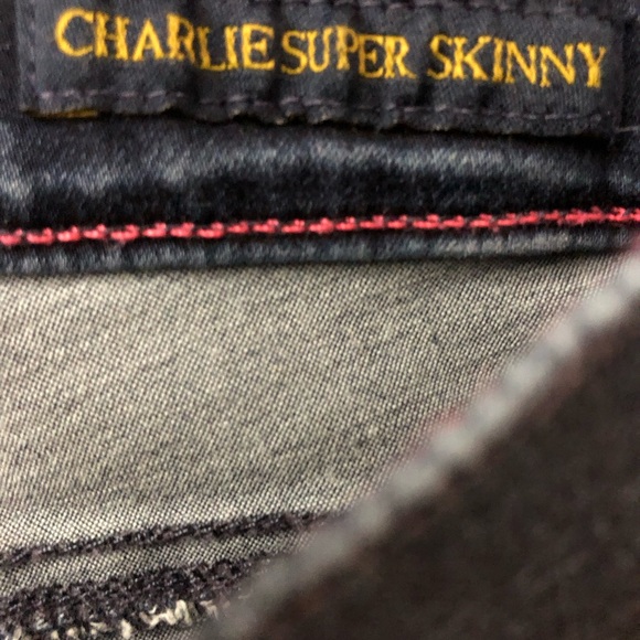 Lucky Brand Charlie Super Skinny Dark Wash Denim Jeans, women's size 8 29 inseam - Picture 5 of 6